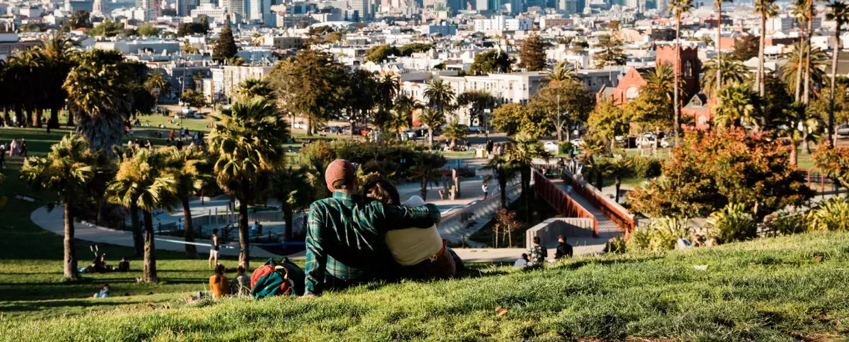 Dolores Park on a sunny afternoon