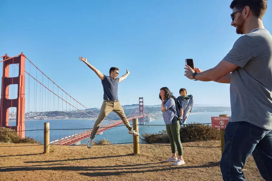 Group at Golden Gate Bridge