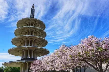 The Peace Pagoda in Japantown