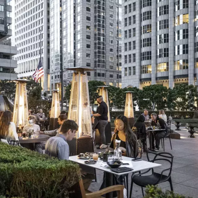 The Vault Garden in the Financial District