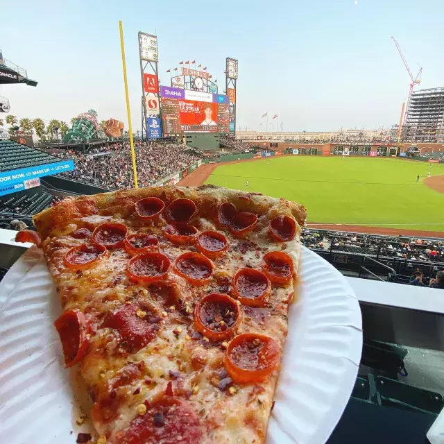 Pizza at Oracle Park