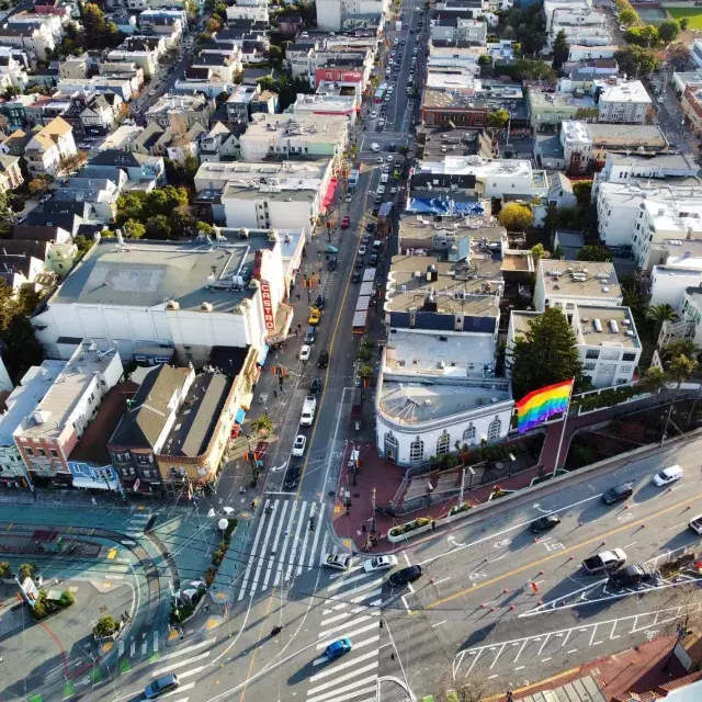 Aerial of the Castro District