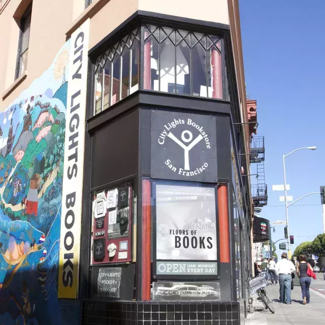 City Lights Bookstore in North Beach