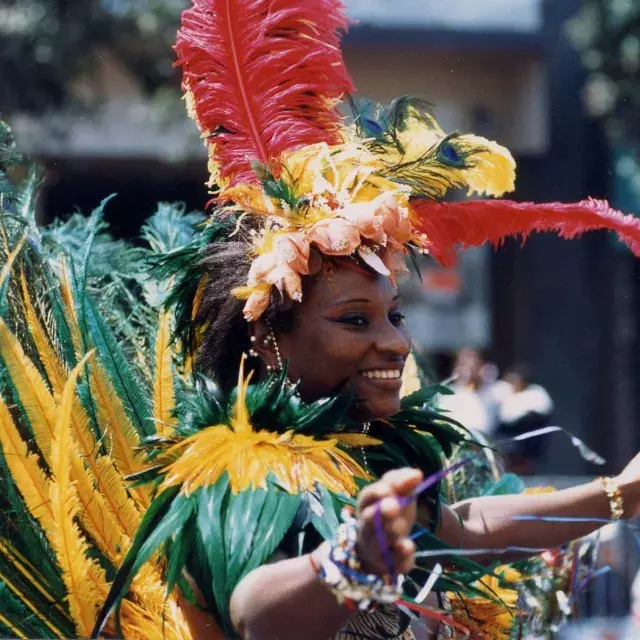 Dancer in the Carnaval celebration