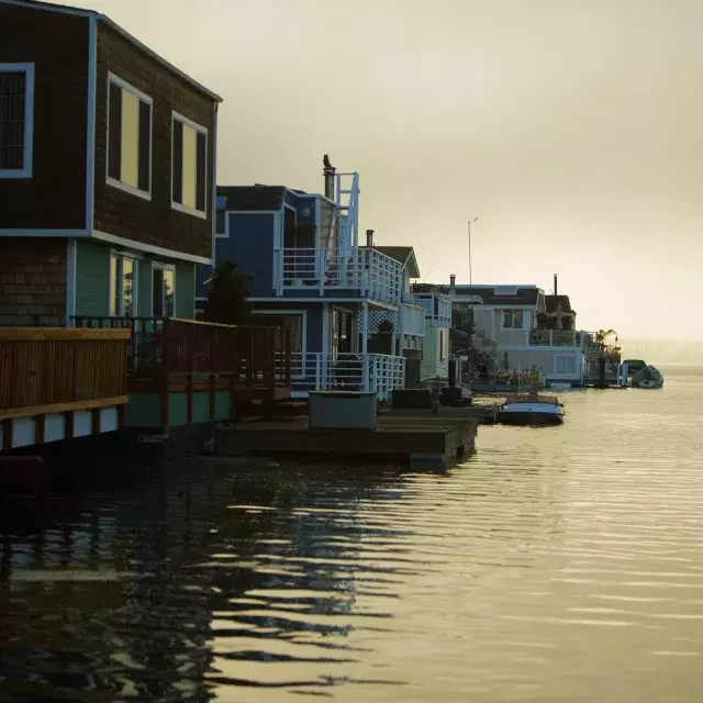 Houseboats in Sausalito.