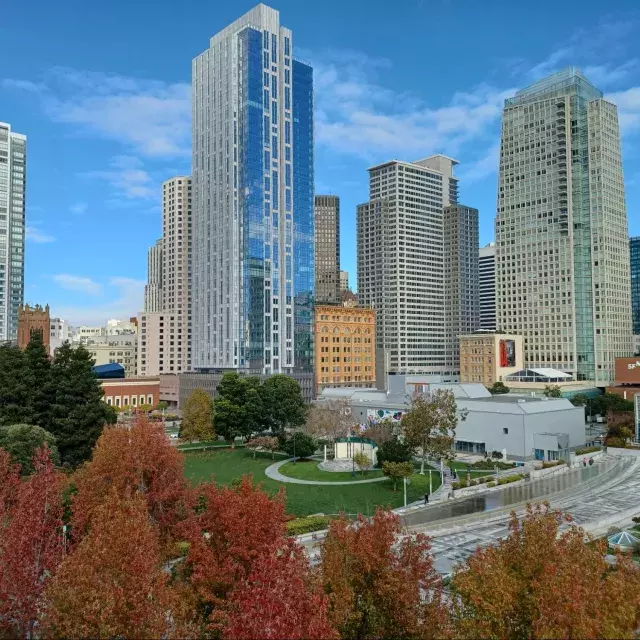 Yerba Buena Gardens Overlooik